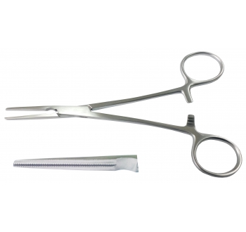 Затискач атравматичний кровозупинний ДеБейкі, прямий, 170 мм, 45 мм бранші, типу Більрот-Ранкін RAJ IMPEX 12-049.1